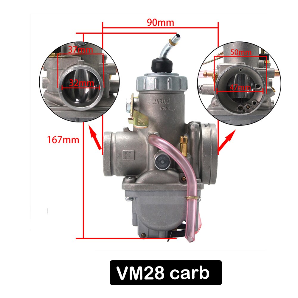 Alconstar- Mikuni VM16 VM22 VM26 VM28 Carburetor 19mm 26mm 30mm 32mm Carb For Honda for Yamaha 110cc-250cc Dirt Pit Bike ATV