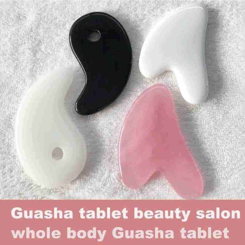 Natuurlijke Gua Sha Boord Massage Guasha Plaat Gezicht Massager Gouache Schraper Tool Lift Rimpel Remover Hars Materiaal
