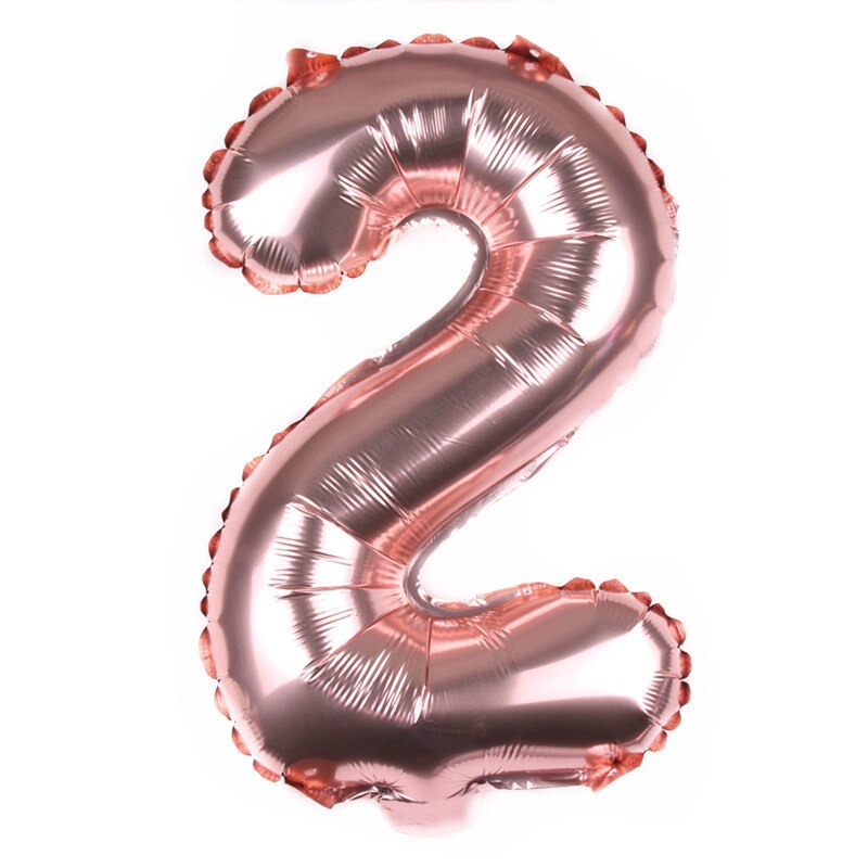 10Pcs 16 Inch Aantal Ballonnen Folie Brief Ballons Verjaardagsfeestje Nummer Bruiloft Decoratie Kinderen Speelgoed Jaar Kerst Ballon