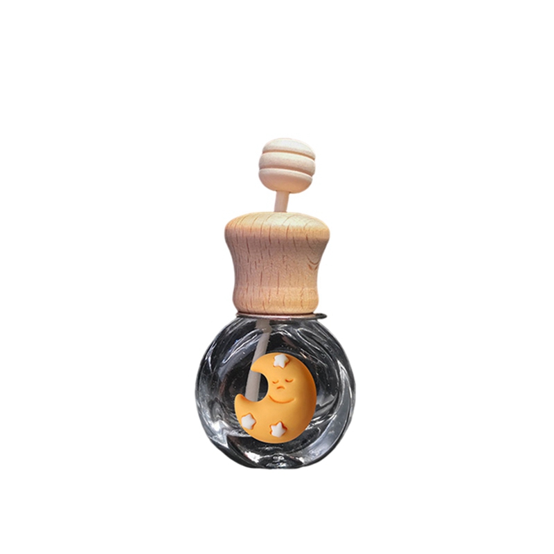 Bouteille de parfum de voiture vide en verre, désodorisant de voiture mignon, Clip de parfum, sortie d&#39;air, diffuseur d&#39;huiles essentielles d&#39;aromathérapie: H09