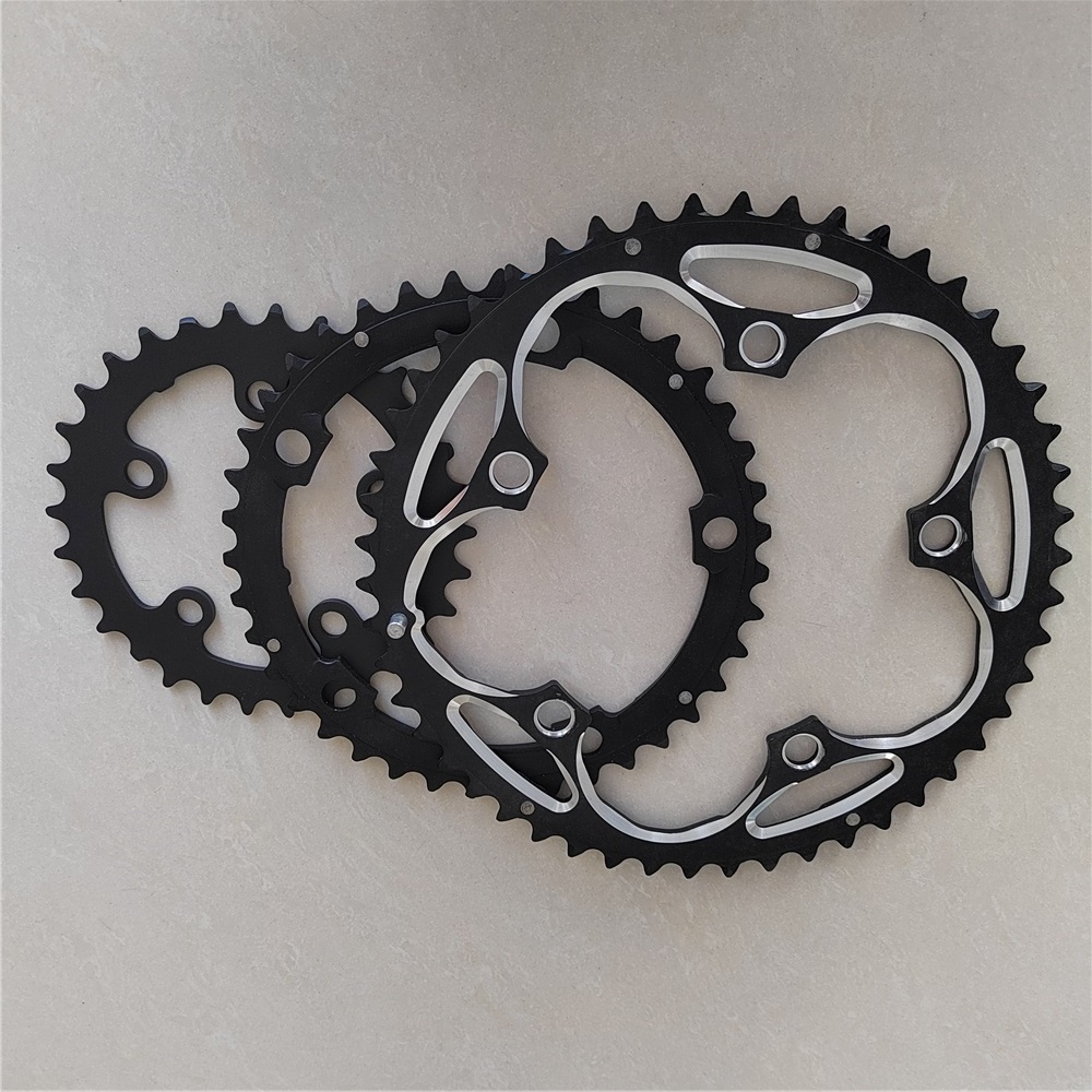 TRUYOU ruota di Catena 130BCD 50T 39T 74BCD 30T corona Strada Della Bicicletta Pieghevole Bici Anelli Della Catena Mtb 9/10 Velocità CNC per Tre Dischi