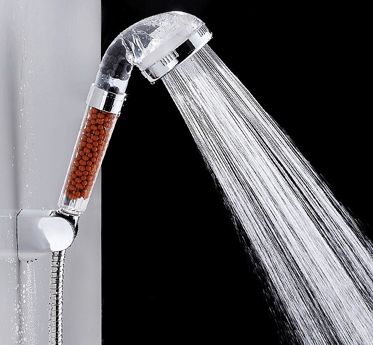 Function Adjustable Jetting Shower Head Bathroom High Pressure Water Handheld Saving Anion Filter SPA Shower Headswers