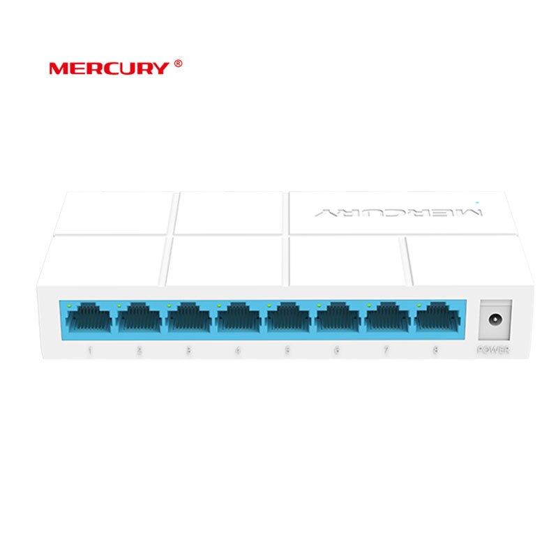 MERCURY Mini S108M 8 Porte RJ45 10/100 Mbps Network Desktop Switch Fast Ethernet switch HUB convertitore