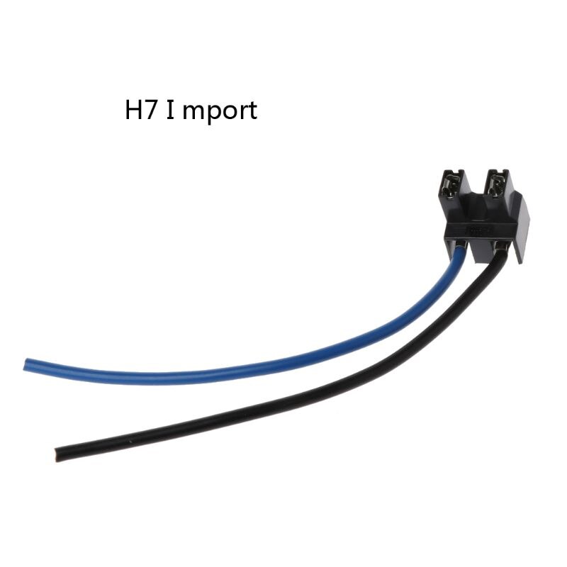 1pcs H7/H4/H1/9005/9006/H8 halogen bulb socket extension wire power plug adapter connector socket lamp holders Wiring harness: H7 Import