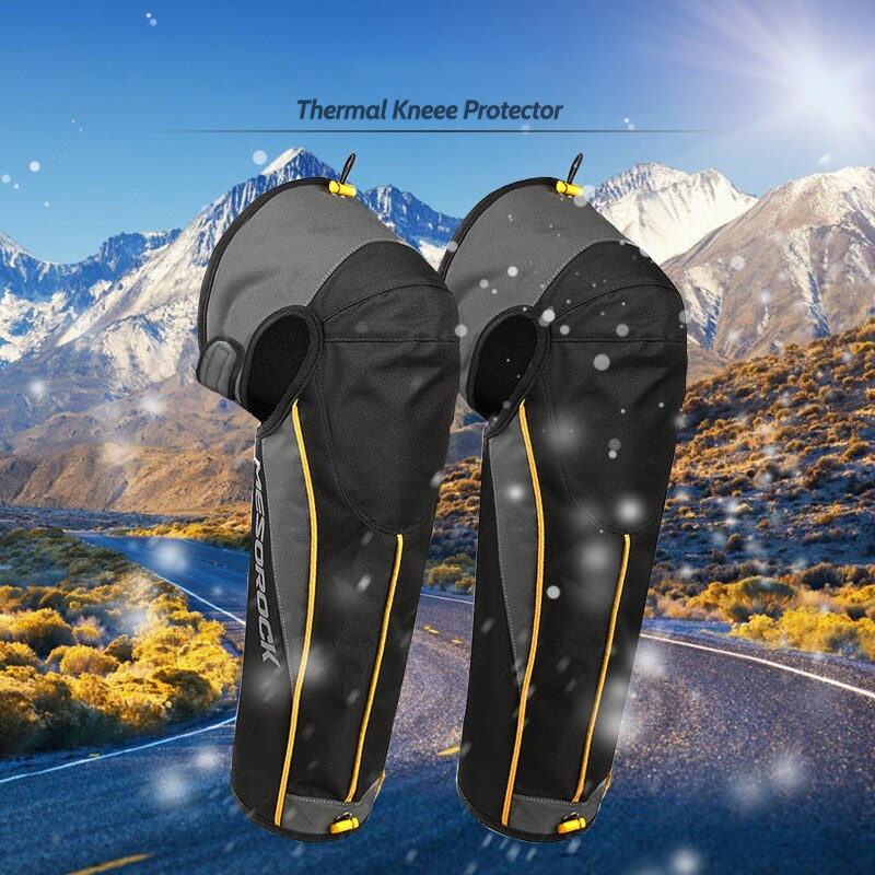 Protège-jambes coupe-vent avec genouillère, Leggings chauds réglables, couvre-jambes imperméables pour moto, ski en plein air, 2 pièces