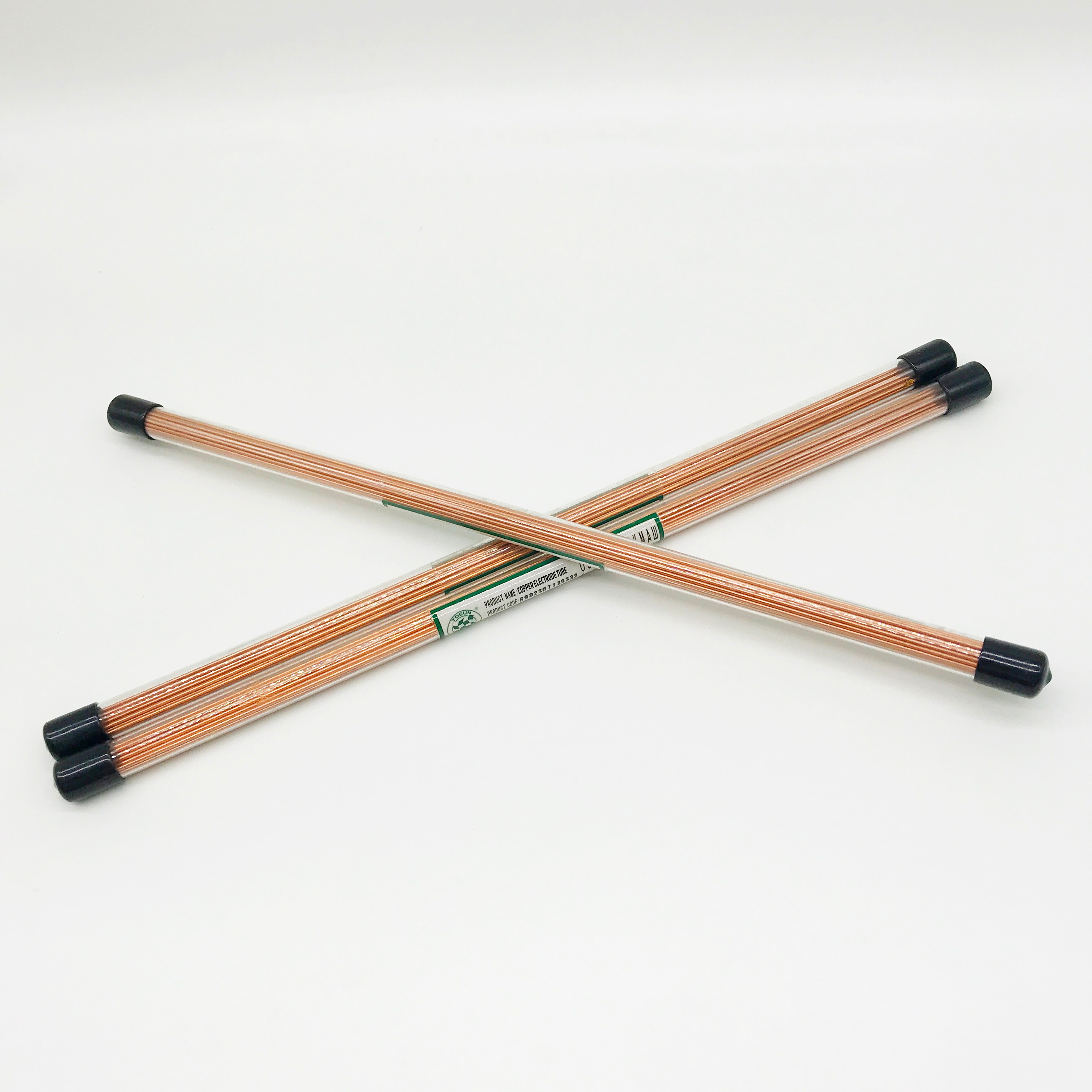 ART.230721 Koperen Elektrode Buis Multi Gaten 2.1/2.2/2.3/2.4/* 400Mm 20 Stks/partij