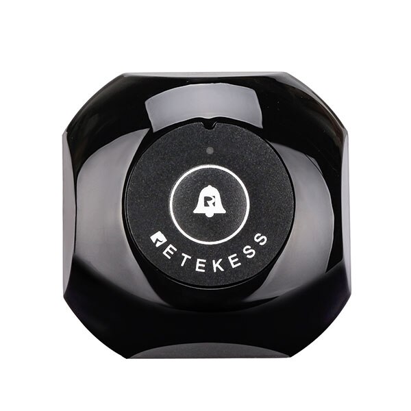 Retekess 10pcs TD013 Waterproof Call Button Transmitters Waiter Calling System Wireless Pager Catering Cafe F9477: Black