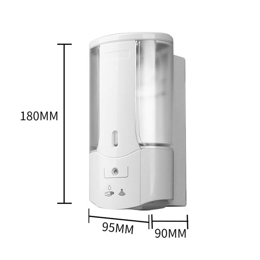 400ml Wall Mounted IR Sensor Automatic Hand Sanitizer Automatic Soap Liquid Dispenser Shampoo Lotion Shower Gel Foam Bottles