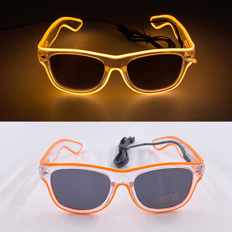 Fluorescerande led-fluga som lyser upp gentleman slipsbar klubb rekvisita neonglödande dans maskerad herrfluga kostym
