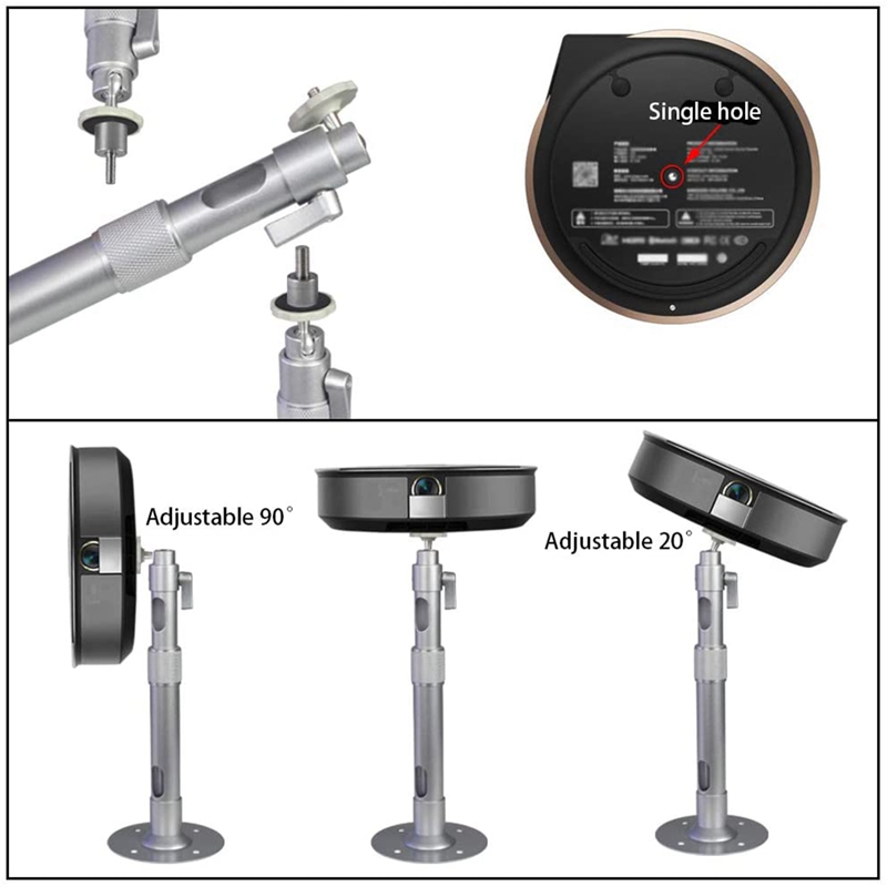 Universal Projector Mount, Wall Ceiling Mount Hanger 360 Degree Rotatable Head Extendable Length 31.5 Inch to 59 Inch