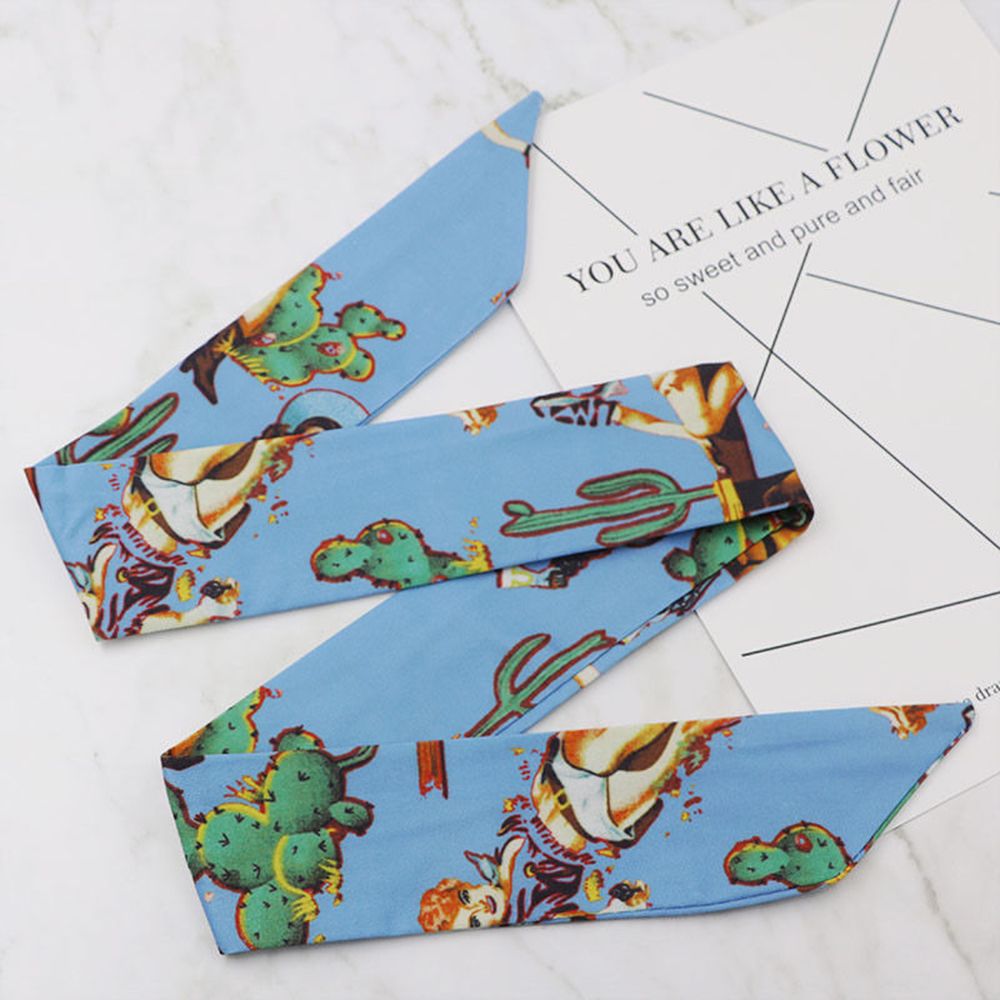 Rockabilly señoras patrón de nudo diadema estampada Vintage pañuelo para la cabeza banda de pelo Retro 50's mujeres: C