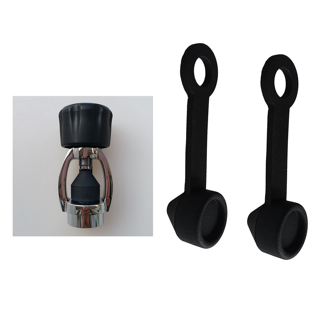 2pcs Onderwater Duiken Din naar Juk Adapter/JUK Regulator 1st Eerste Fase Stofkap Scuba Dive Regulator stofkap