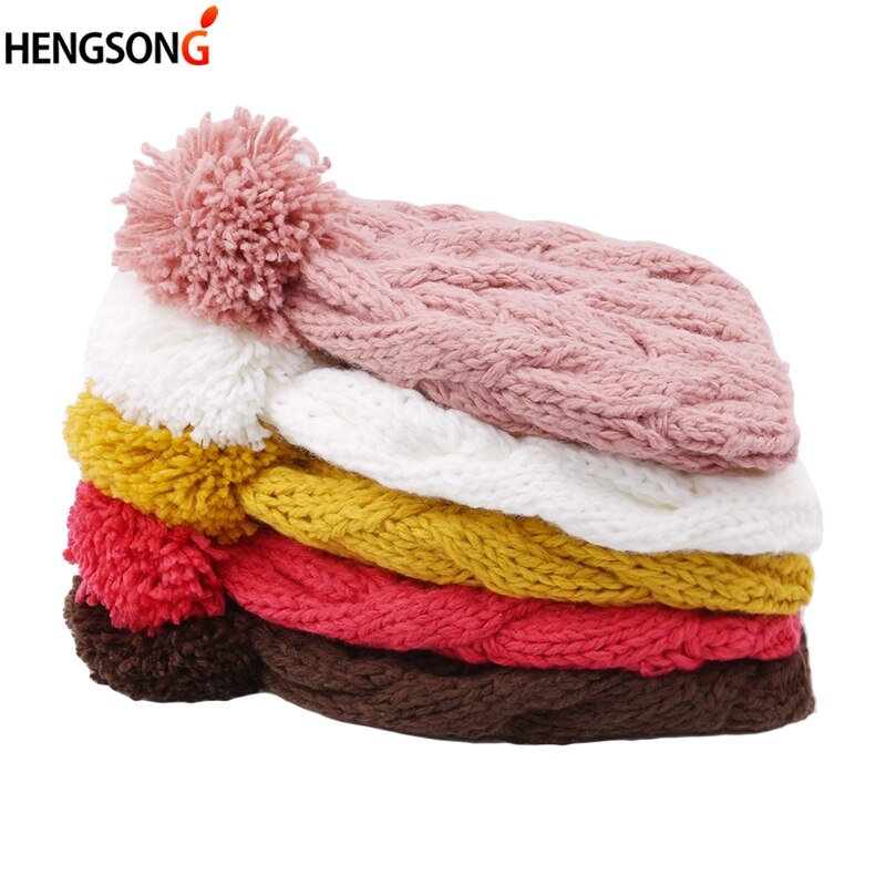 Dames wintermutsen warme wollen gedraaide gebreide mutsen mutsen voor dames hardloopmutsen