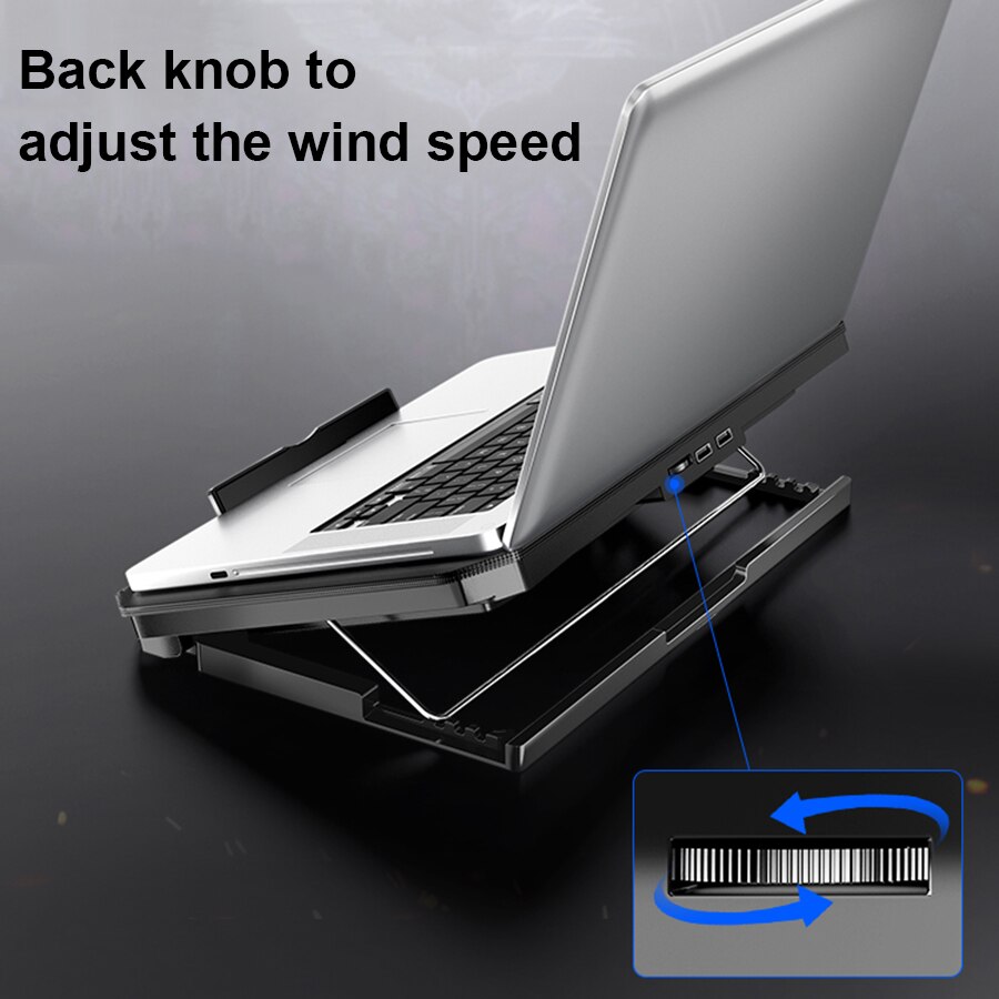 Portable Laptop Stand Cooler Base Support Notebook Cooling Pad Holder For Macbook Gamer PC Laptop Accessories Cooler For CPU