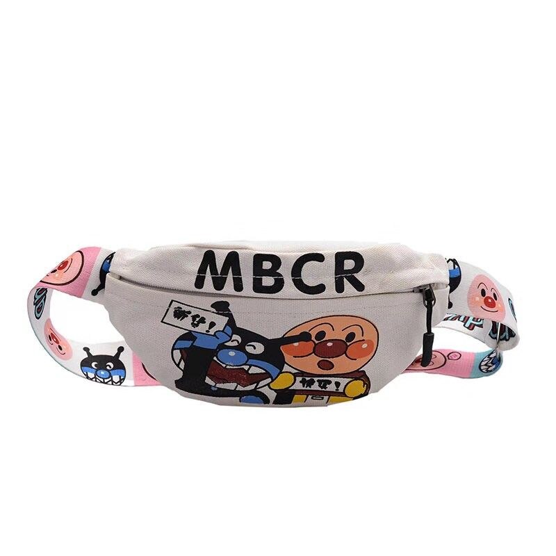 NiceMix streetwear Donne Del Fumetto del Sacchetto Della Vita di Modo di Marea ins Stile Studente Borsa di Tela Carino Ragazza anca salto Nuovo Petto Diagonale borsa: modello 2 piccolo