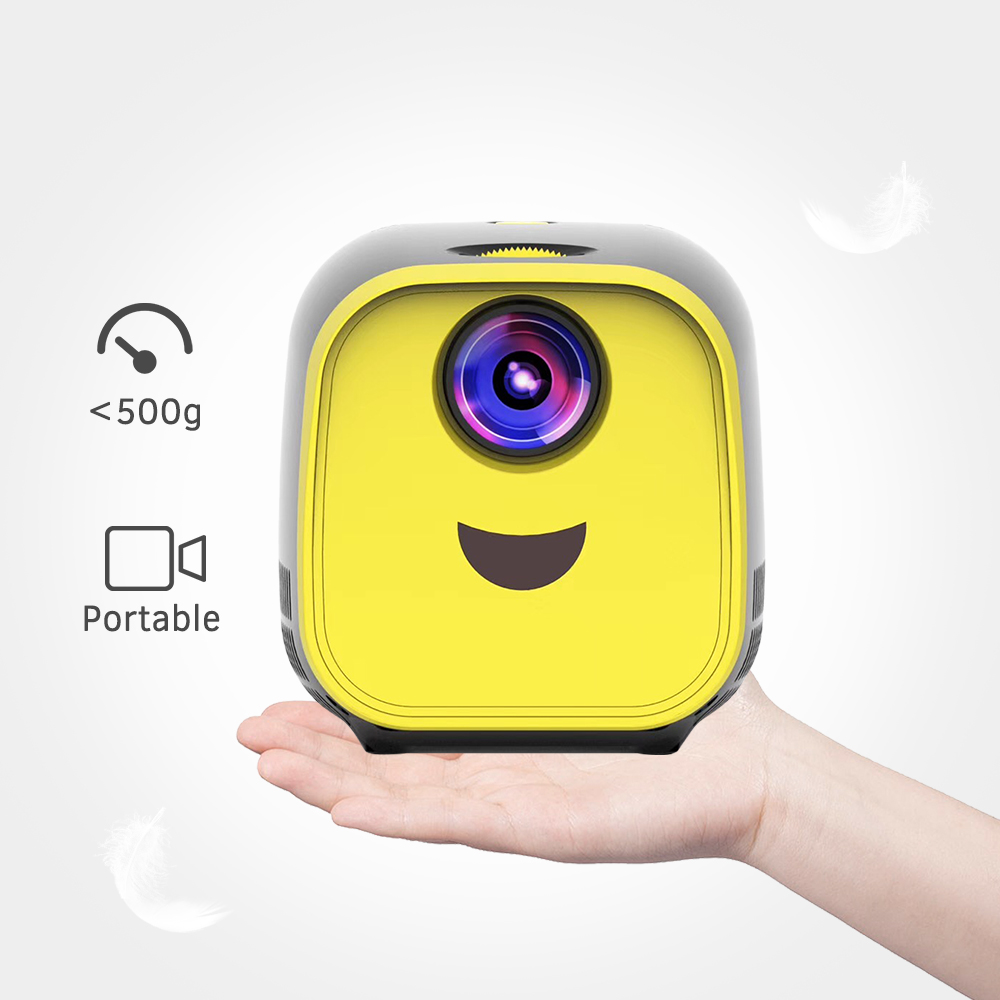 L1 – Mini projecteur Portable pour enfants, wi-fi, USB, 1000 Lumens, 480x320p, pour famille, PC Portable, TV