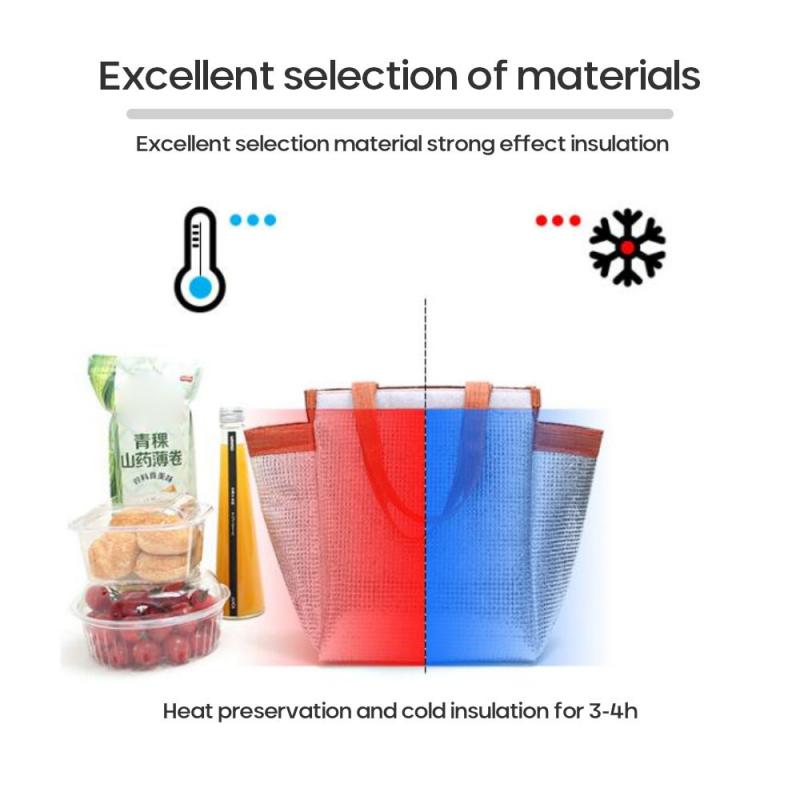 Outdoor Camping Insulation Bag Portable Aluminum Foil Thermal Insulation Bag Portable Thermal Insulation Bag