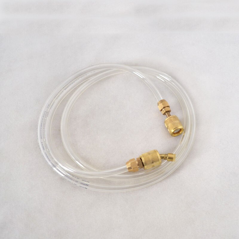transparent refrigerant charging PVC hose Air conditioning pipe metric to inch joint double metric double inch joint
