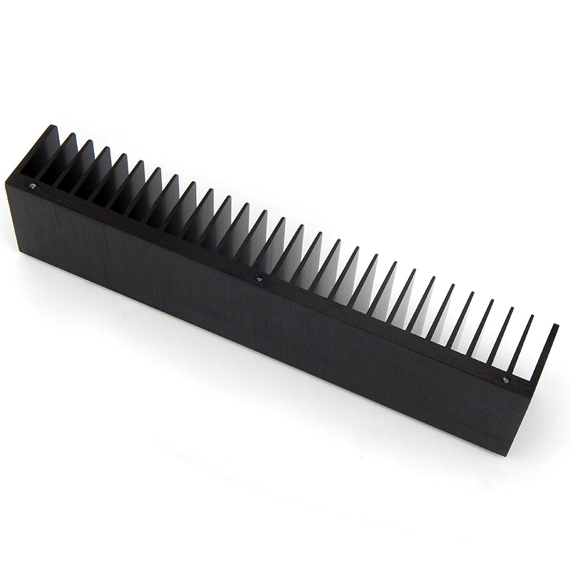 Diy Radiator Aluminium Heatsink Voor Versterker Elektronische Warmteafvoer Cooling Cooler 300*50*85Mm Koellichaam