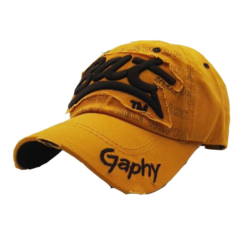 Men'S Baseball Cap Embroidered Summer Snapback Sport Cap Hats For Men Women Bone Casual Hats Hip Hop Caps Casquette #YY: Yellow 