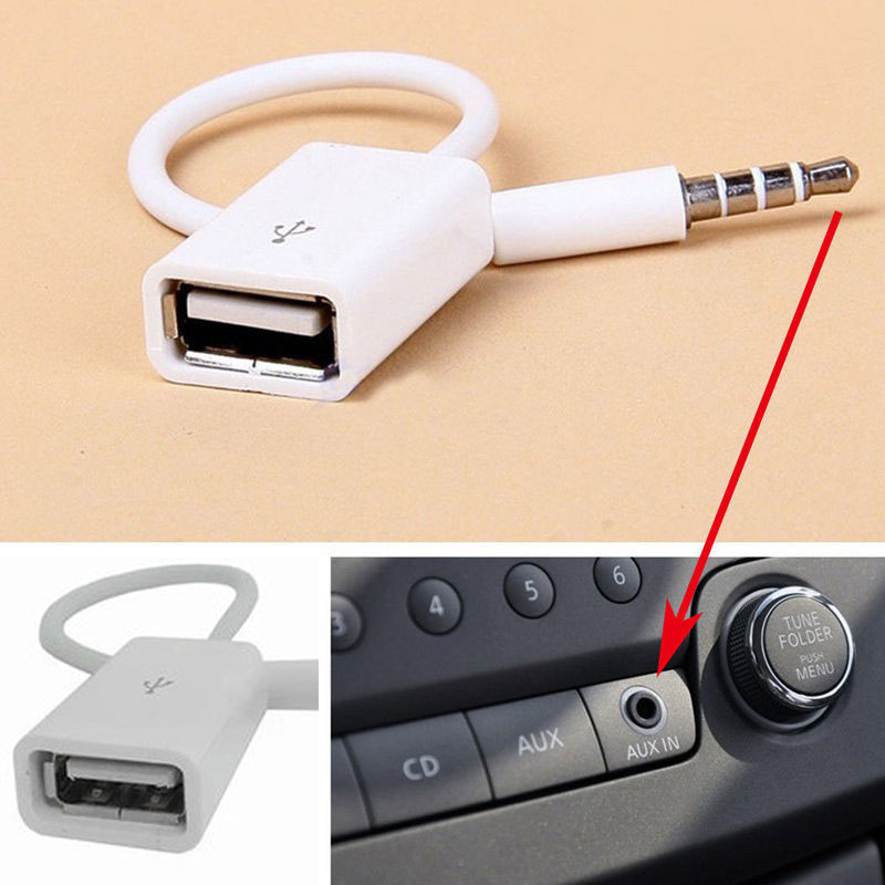 Car AUX Converter Cable Cord for Citroen C1 C2 C3 C4 C5 C6 C8 C4L Elysee Xsara CACTUS DS3 DS4 DS5 DS5LS DS6
