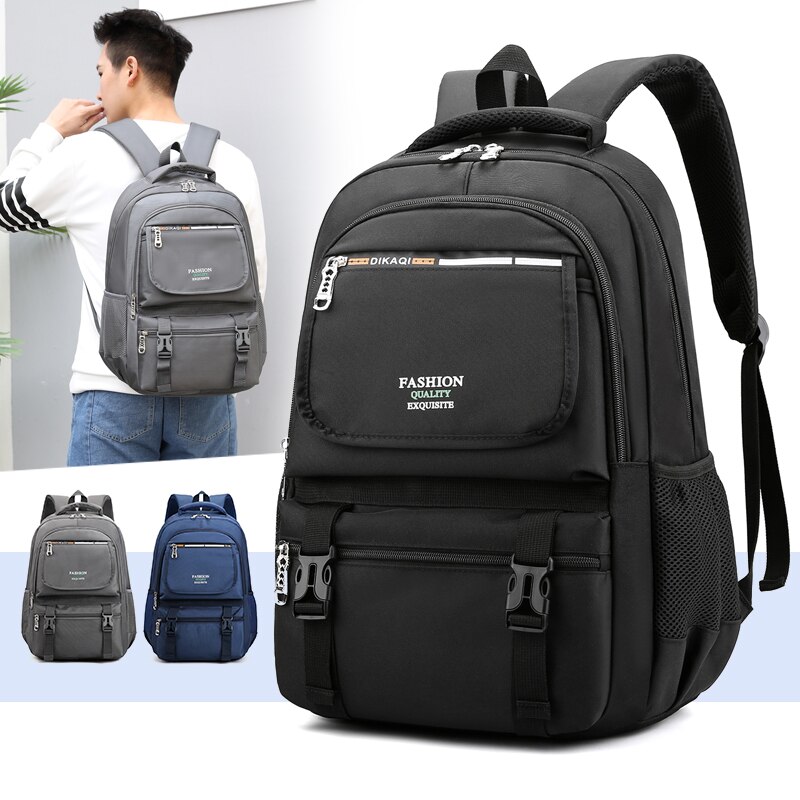 Men Backpack Bag College Student Computer Bag Female Travel Boys Work Waterproof School University Backpack Teenage