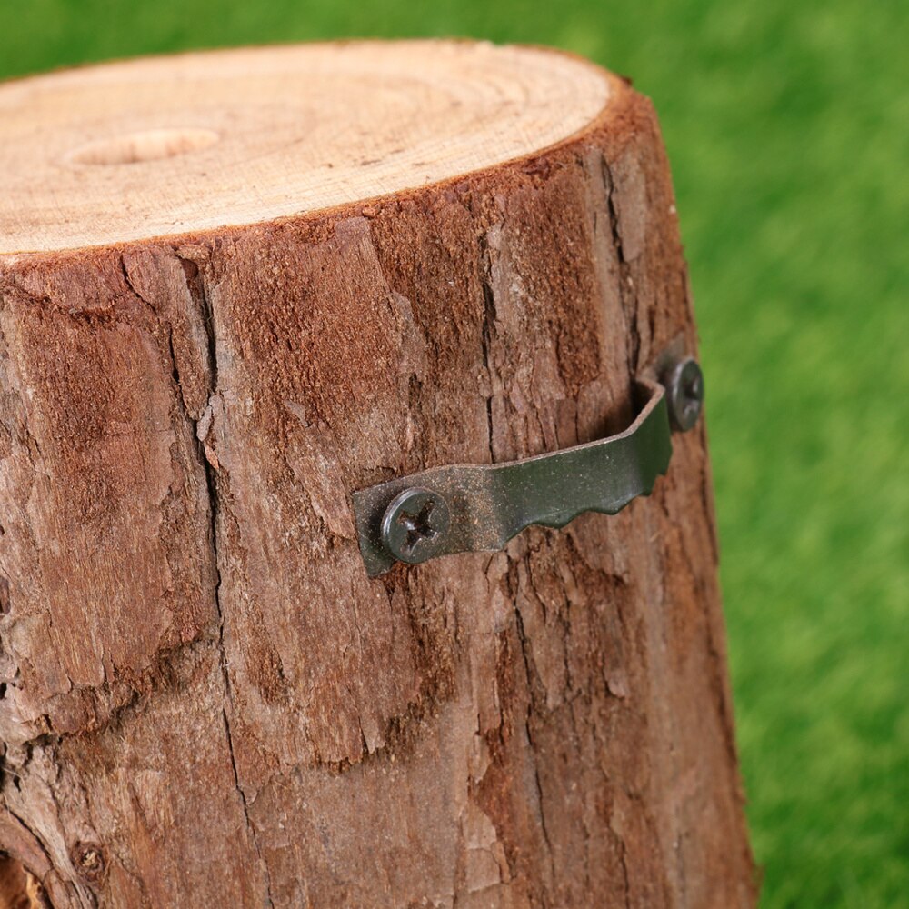 Souche en bois créative tenture murale artificielle fleur étagère salon jardin balcon rond plante support support-taille