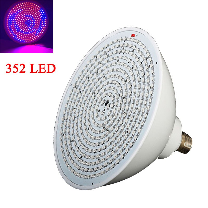 Poderoso 800 led planta cresce a luz interior de espectro completo hidroponia flor fito lâmpada tenda estufa growbox vegetal cultivar e27: 352 LED