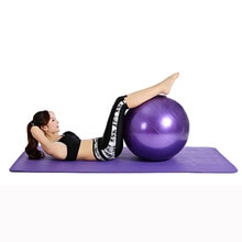 45 cm pvc træning fitness bold yoga fit-bold træningsbolde 5 farver pilates bold øvelser hjemme øvelse  t28 høj kvalitet
