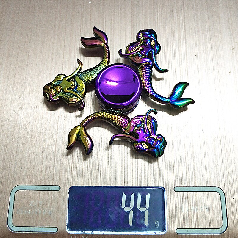 043 Fidget Spinner Metal Rainbow Dragon Hand Finger Spinners Autism ADHD Focus Anxiety Relief Stress