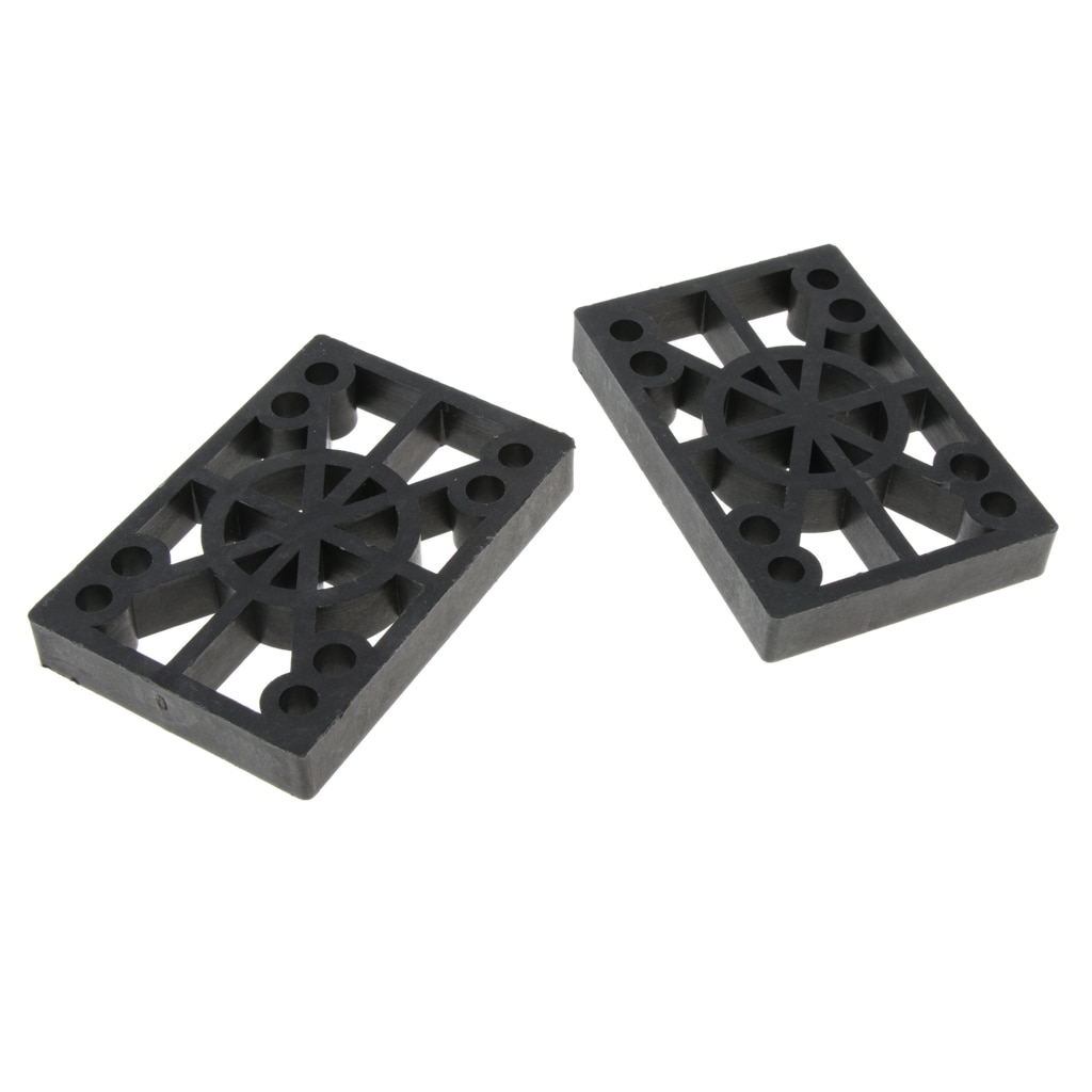 2 uds. 12mm Thicken Skateboard Longboard almohadillas de absorción de golpes elevadores Skate Board accesorios