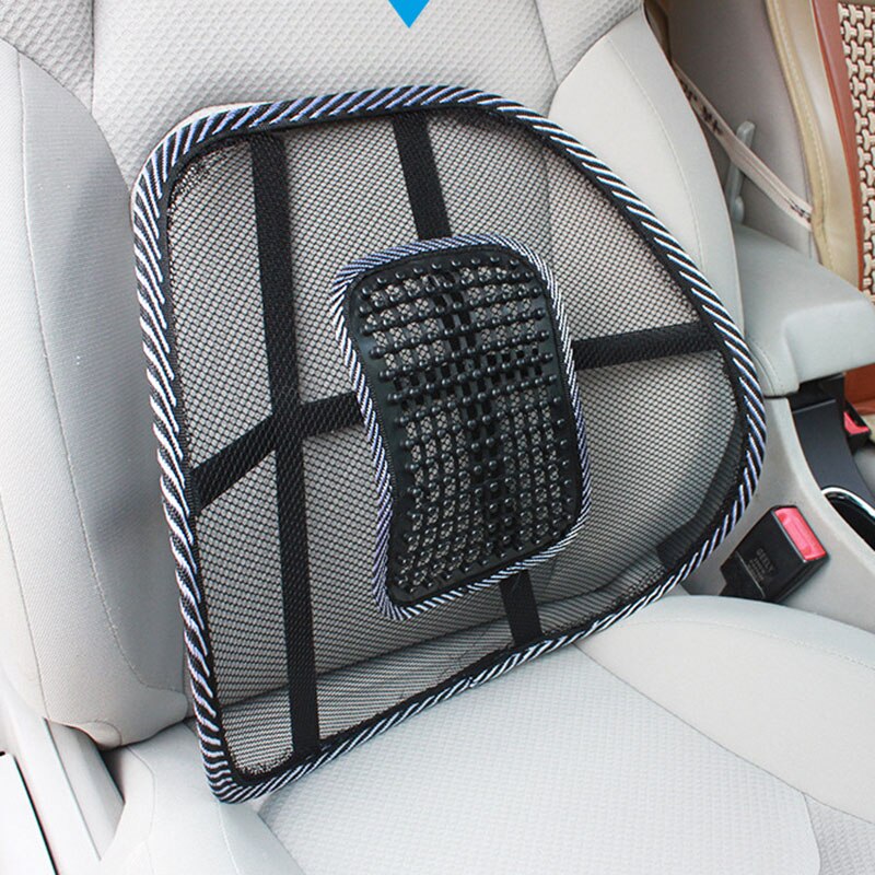 Chair Back Support Massage Cushion Mesh Relief Lumbar Brace Car Truck Office Home Cushion Seat Chair Lumbar Back Support Chair
