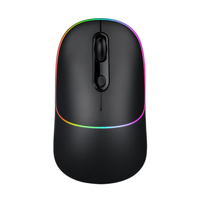 SeenDa Bluetooth+2.4G Wireless Mouse for Laptop Computer Backlit Bluetooth Mouse Rechargeable Ergonomic Mice Slient Click