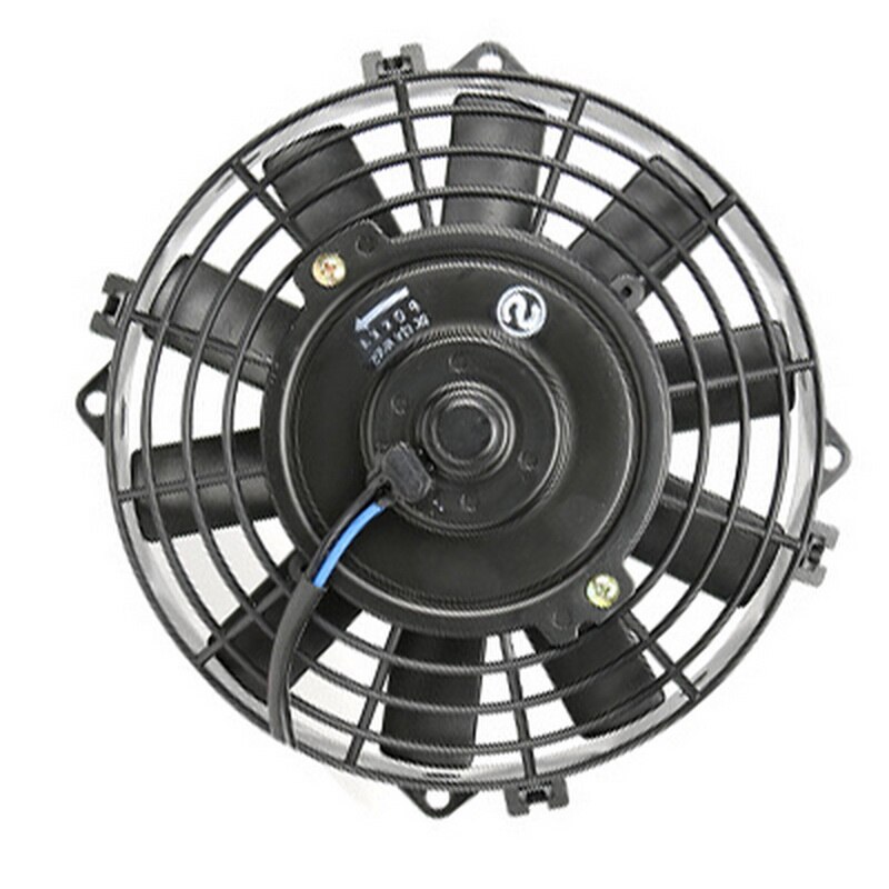 Elektrische Condensator voor Straat/Rat Staaf Klassieke Spier Auto Koelventilator Zwart 8 inch 12 V Universele auto airconditioning systeem