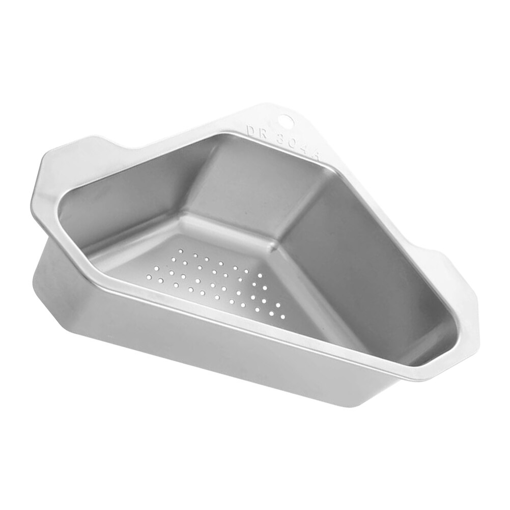 Stainless Steel Triangle Sink Corner Storage Basket Kitchen Sink Draining Basket