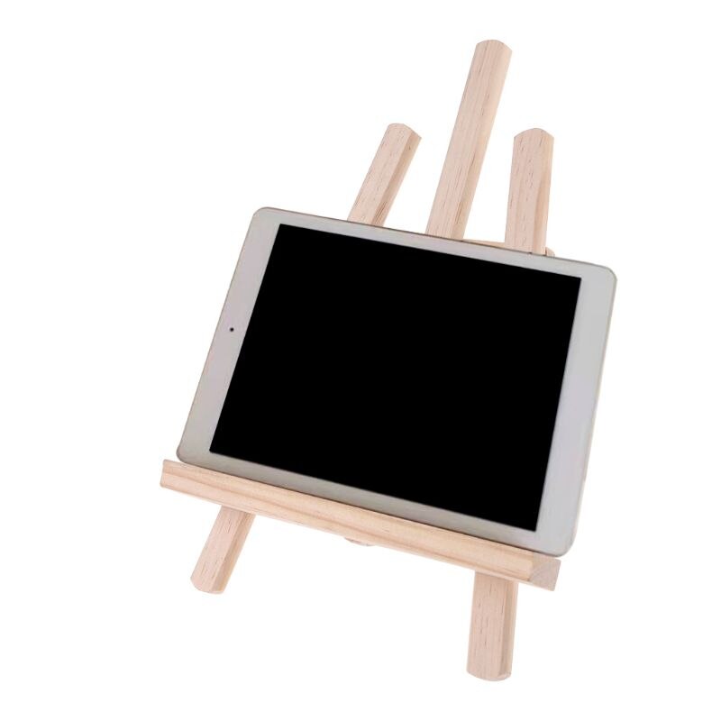 Wood Table Easel Tablets Stand Easel Painting Craft Wood Stand For Decoration K92C