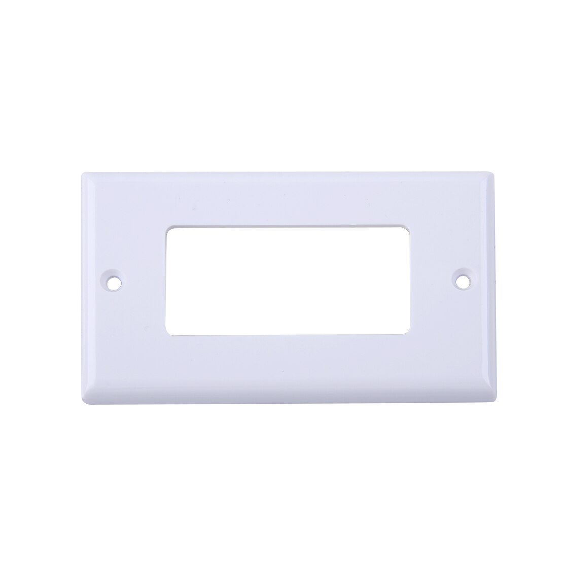 LETAOSK 1pc 11.4cm*7cm Faceplate Blank Wall Outlet Socket Plate Keystone Jack Replacement