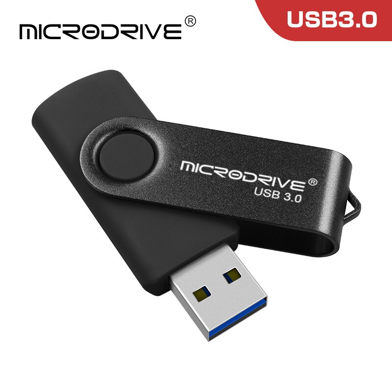 Usb 3.0 Flash Drive 64Gb 128Gb Usb Sticks 32Gb 16Gb Hoge Snelheid Mini Usb 3.0 Geheugen usb Flash Drive: 128GB / Black