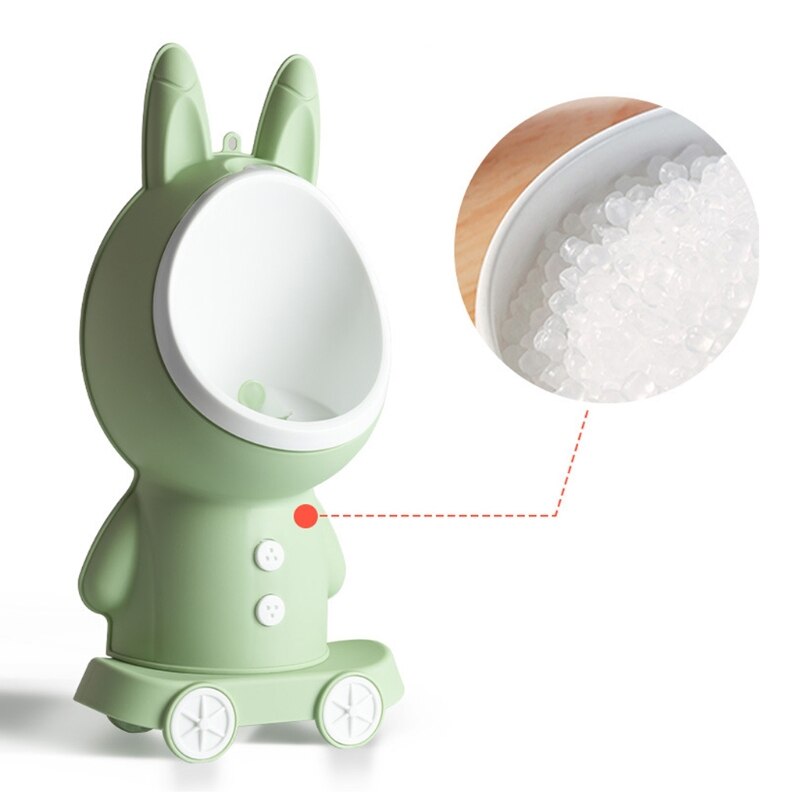 Rabbit Baby Potty Toilet Toddler Stand Vertical Urinal Kid Training Pee Portable J60B