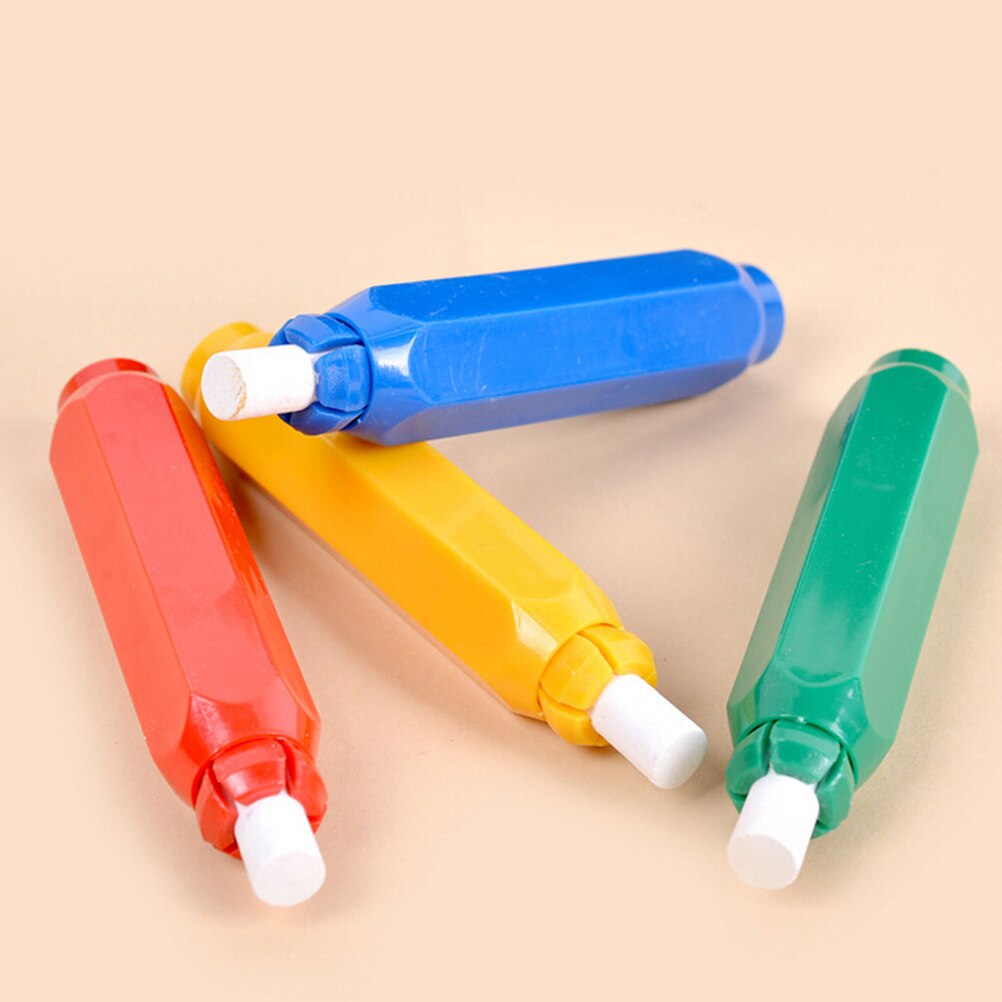 Magnétique sans poussière porte-craie Non poussière propre enseignement sur tableau autocollant mural porte-stylo Porta Tiza craie pince 1pc
