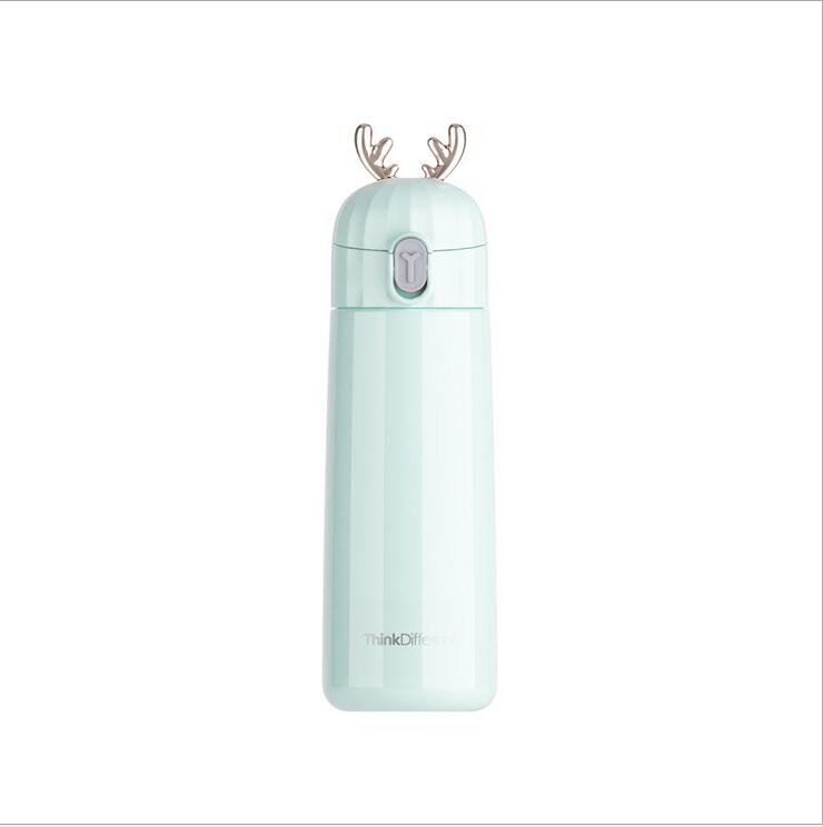 Zounich termosmugg 304 rostfria vakuumflaskor termoskopp kaffe te mjölk söt mugg termoflaska termokopp 350ml: 270ml / D