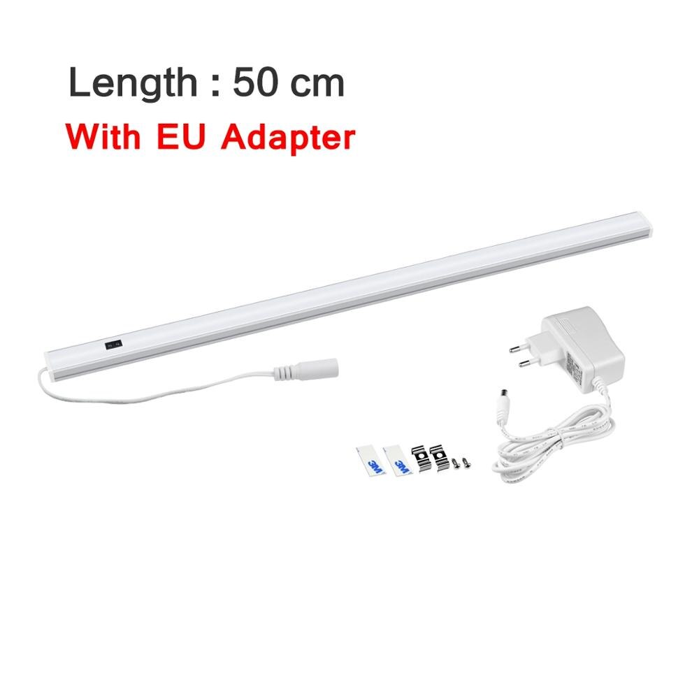 Hand Wave Switch LED Bar Light Rigid Strip Kitchen Lighting Hand Sensor 12V Night Lamp For Bathroom Wardrobe Cocina Wall Lamp