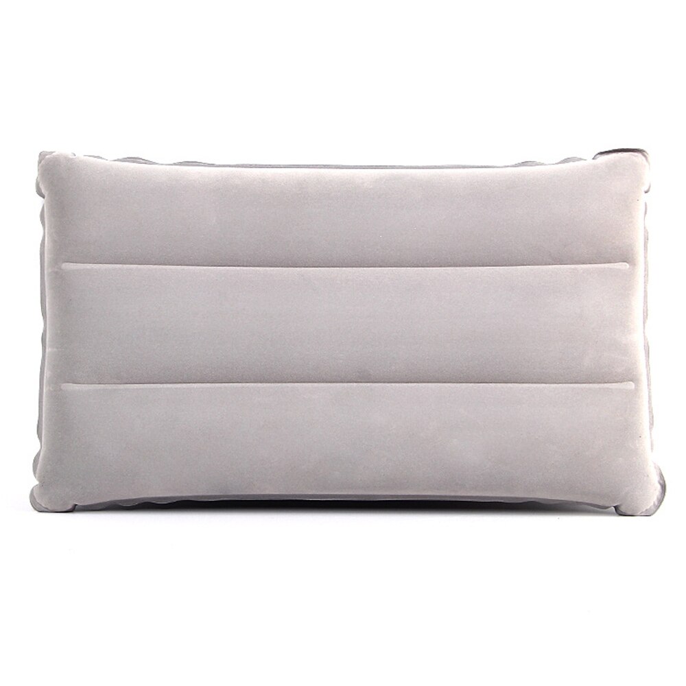 Portable ultra-léger carré Air gonflable voyage en plein Air oreiller doux avion oreiller voyage oreiller famille Couples meubles: Grey