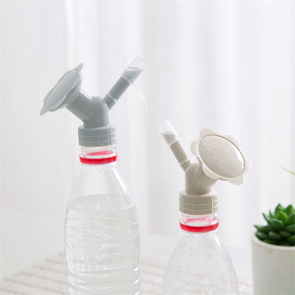 2 In 1 Huishouden Gieter Spuitbussen Cap Plastic Spray Bloem Sprinkler Plant Nozzle Water Blikjes Tuin Watering Tool