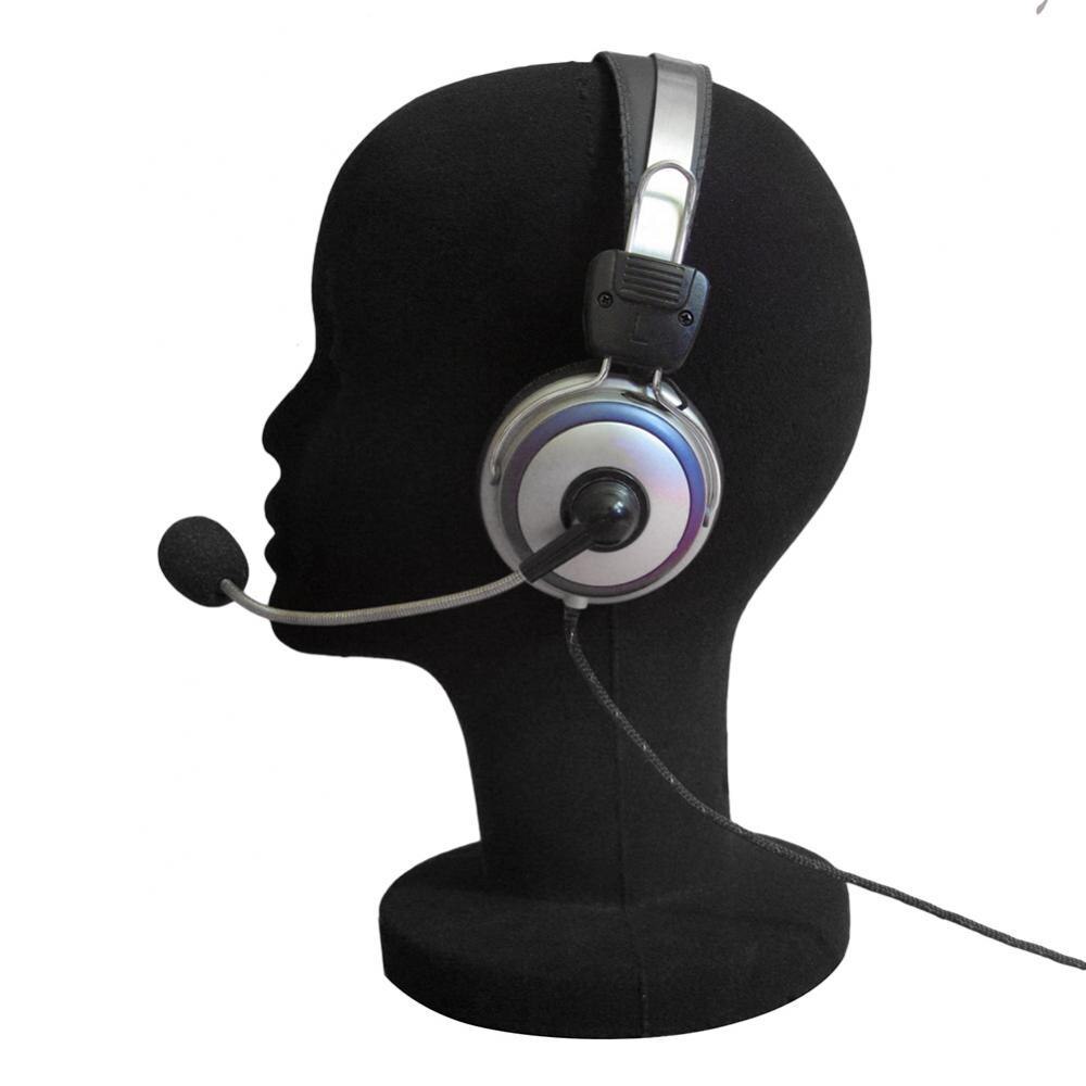 Foam Female Mannequin Head Multi-Use Lightweight Manikin Headset Model Wig Hair Display Stand For Barbershop Shopping Mall