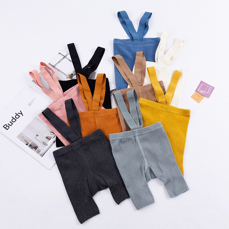 Calça collants de malha macia para crianças, top curto de meia-calça para meninos e meninas, verão