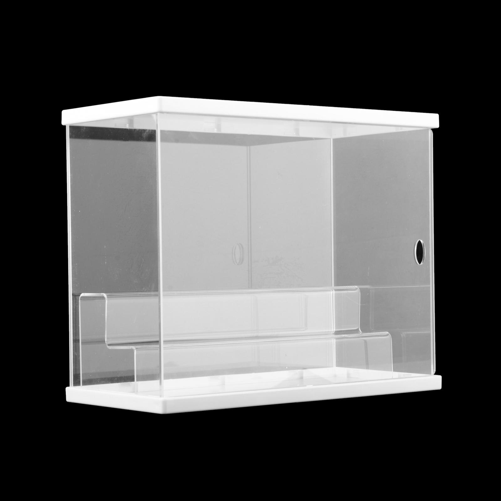 Boîte de rangement en acrylique, boîtier de rangement pour figurines d&#39;action à domicile, Mini organisateur de poupées en peluche, étui Transparent multicouche anti-poussière pour parfum