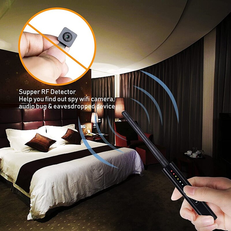 G728 Digital Handheld Wireless Signal Detector GSM Finder GPS Signal Lens RF Locator Tracker Detect Wireless Camera