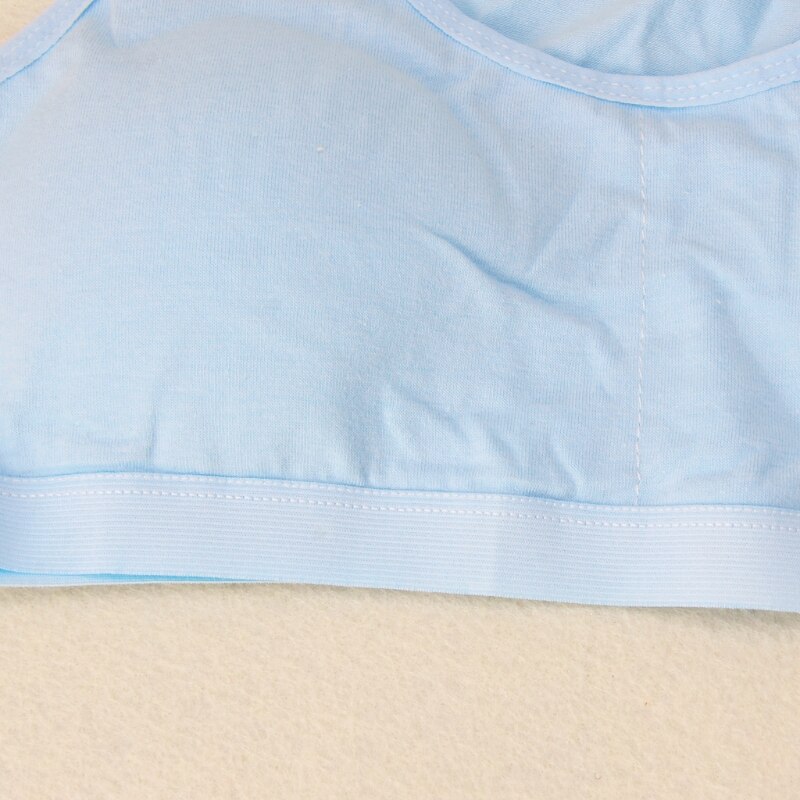 Sujetadores de pubertad de entrenamiento pequeños inalámbricos de algodón para chicas chico ropa interior para deporte
