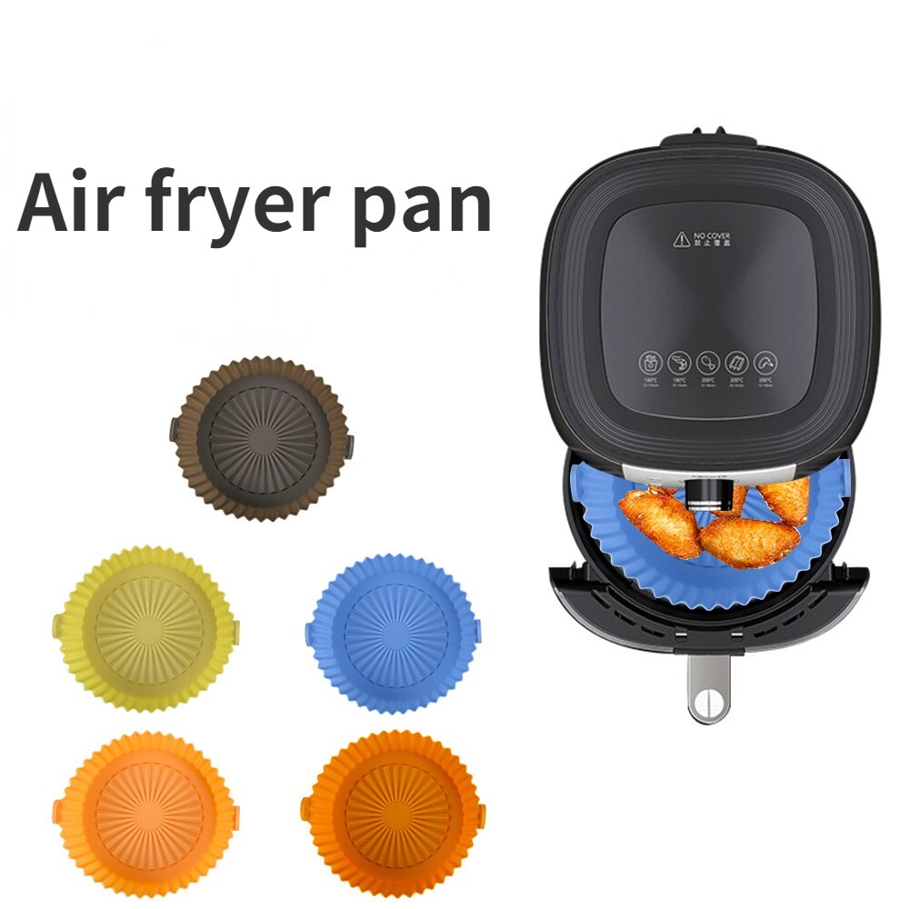 Friteuse à Air en Silicone réutilisable, accessoires, tampon isolant, outil de cuisson, disponible des deux côtés